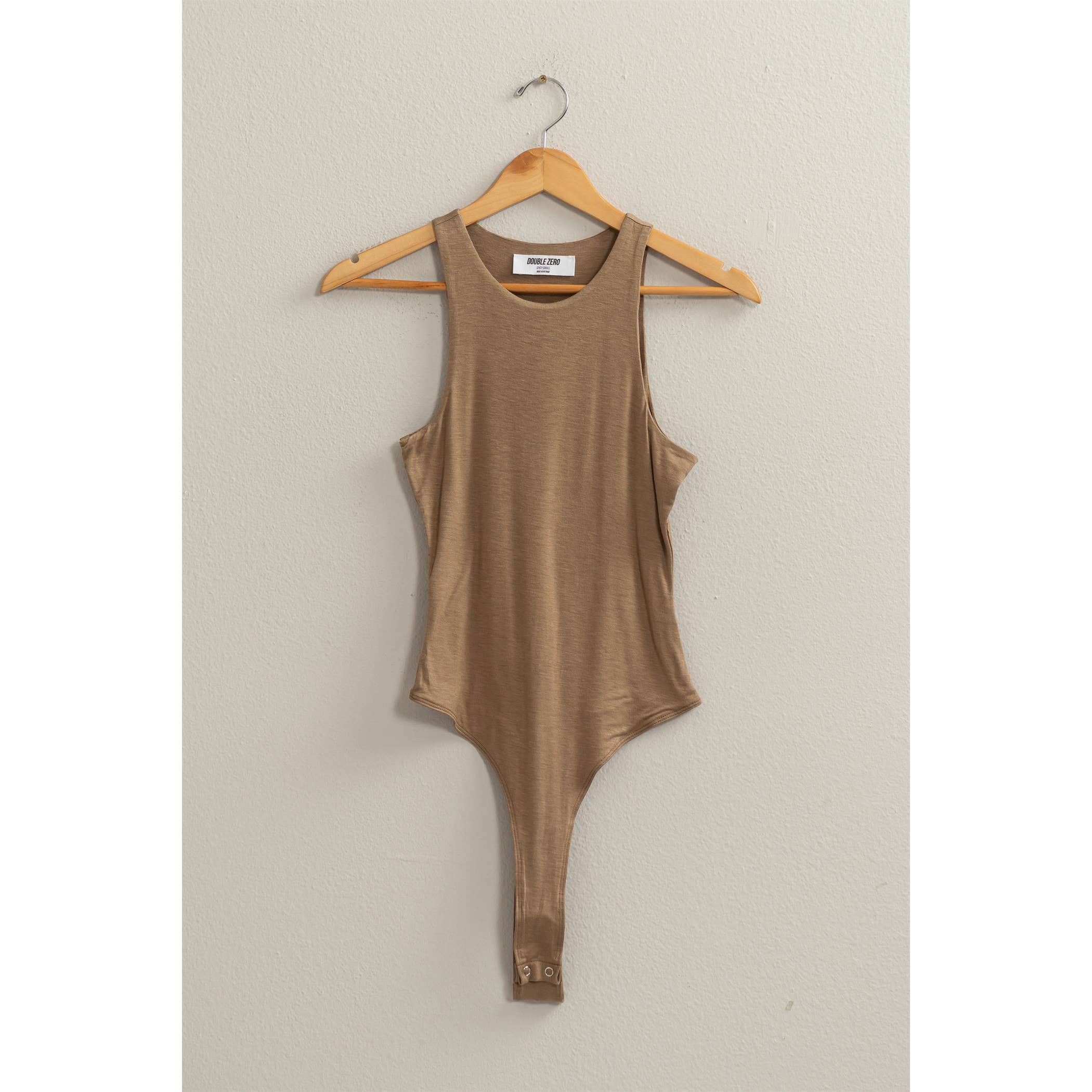 Double Zero - Sleeveless Tank Top Bodysuit