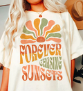 The American Honey - Forever Chasing Sunsets | Boho | Summer | Retro | Graphic T