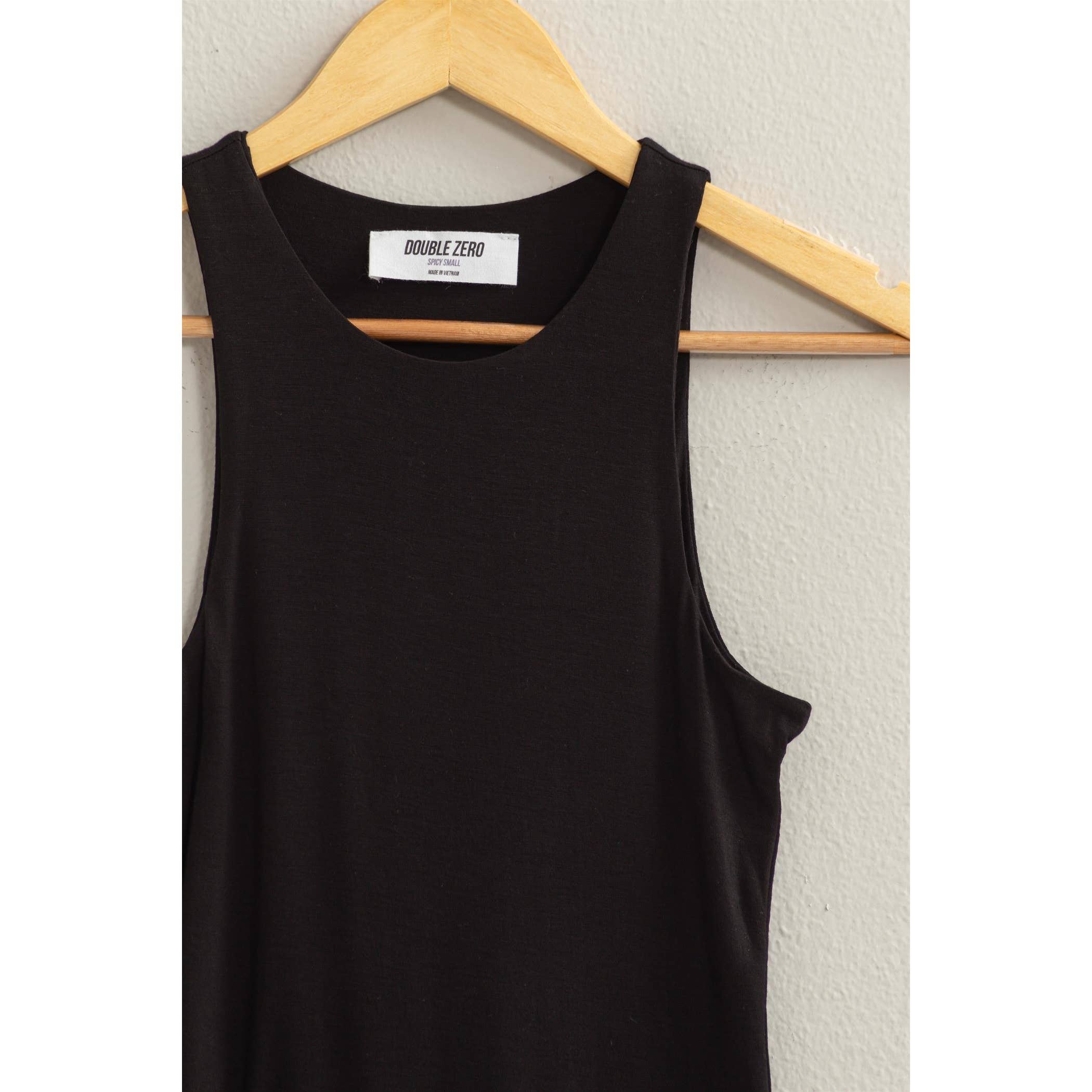 Double Zero - Sleeveless Tank Top Bodysuit