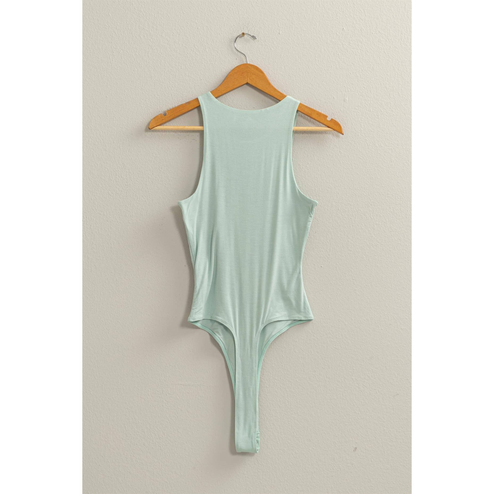 Double Zero - Sleeveless Tank Top Bodysuit