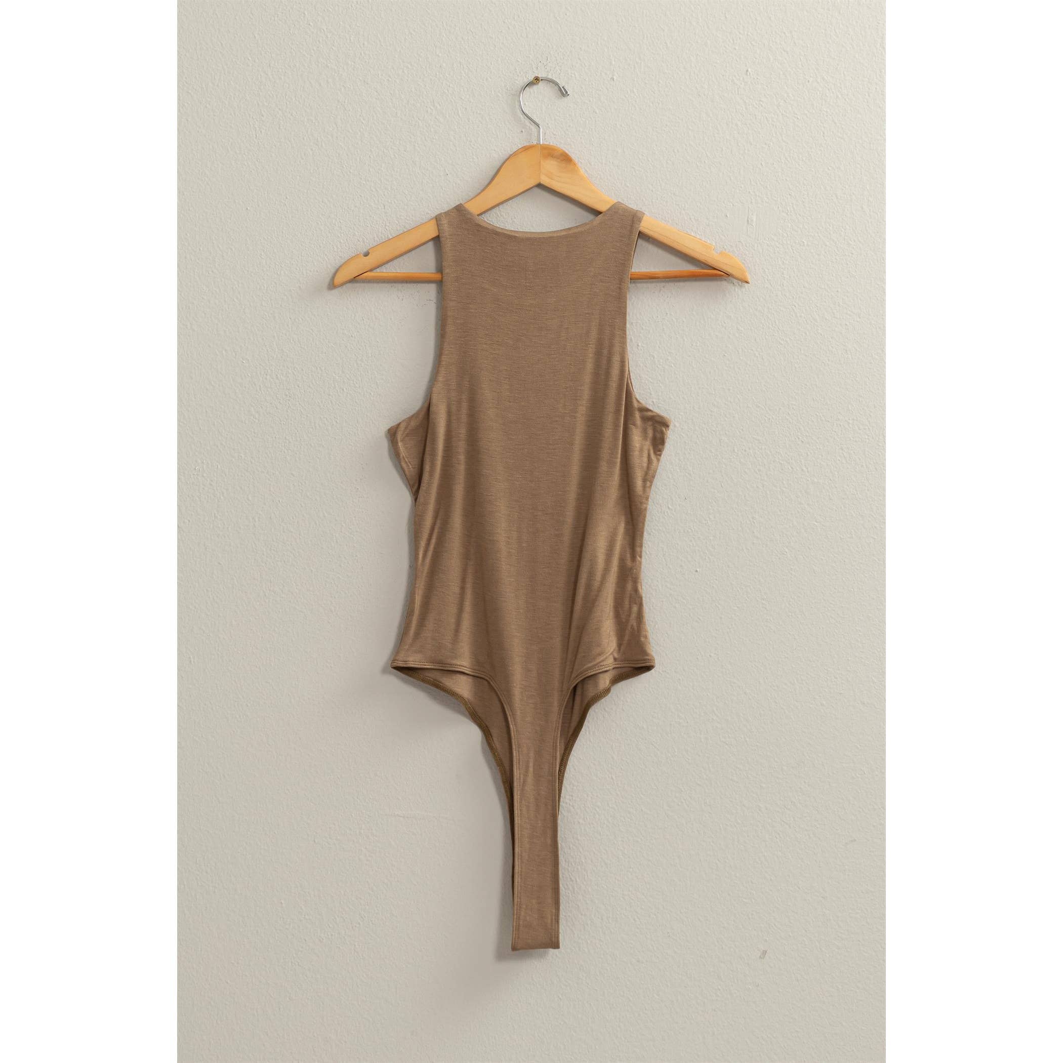 Double Zero - Sleeveless Tank Top Bodysuit