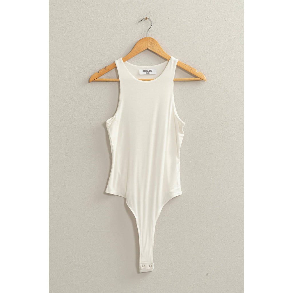 Double Zero - Sleeveless Tank Top Bodysuit