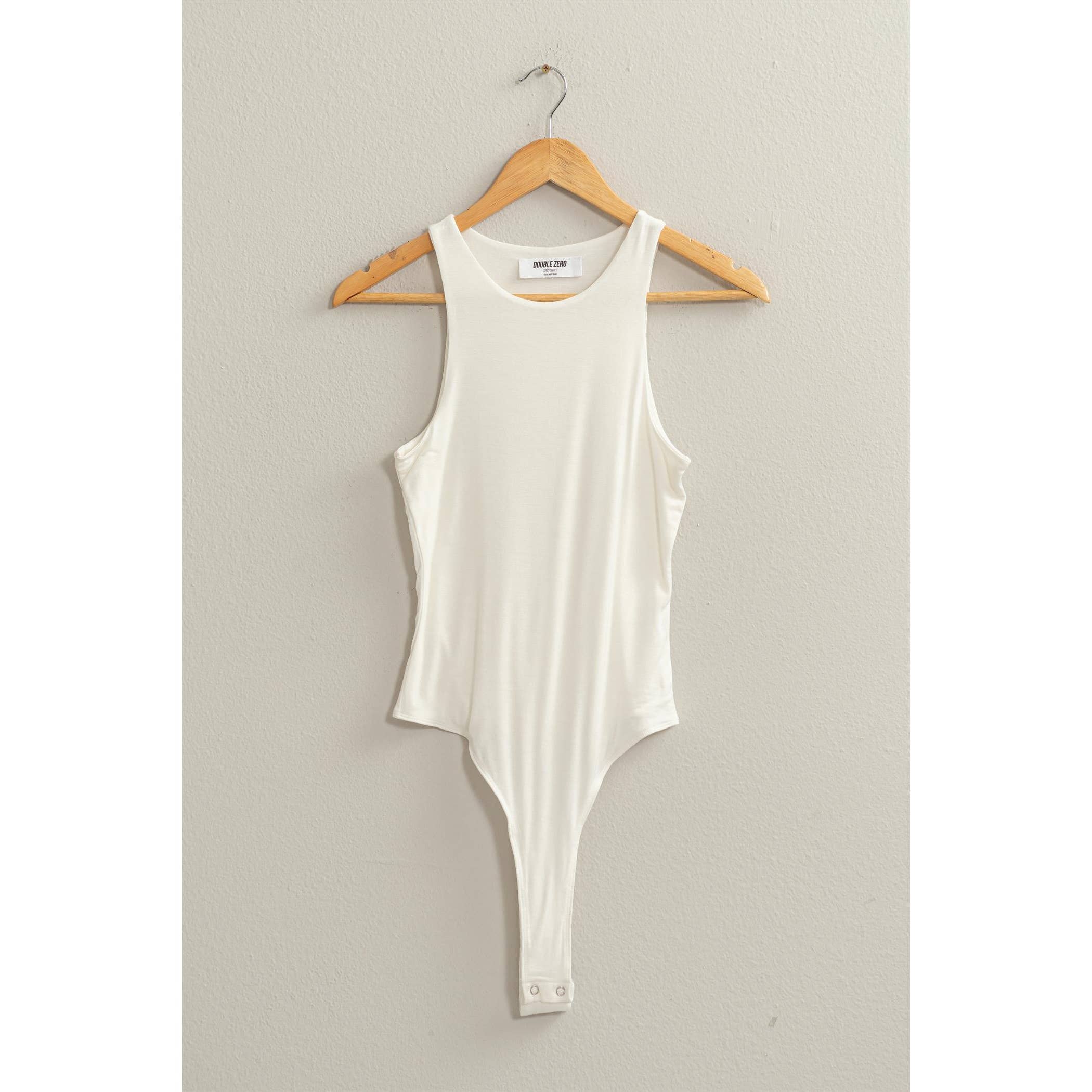 Double Zero - Sleeveless Tank Top Bodysuit