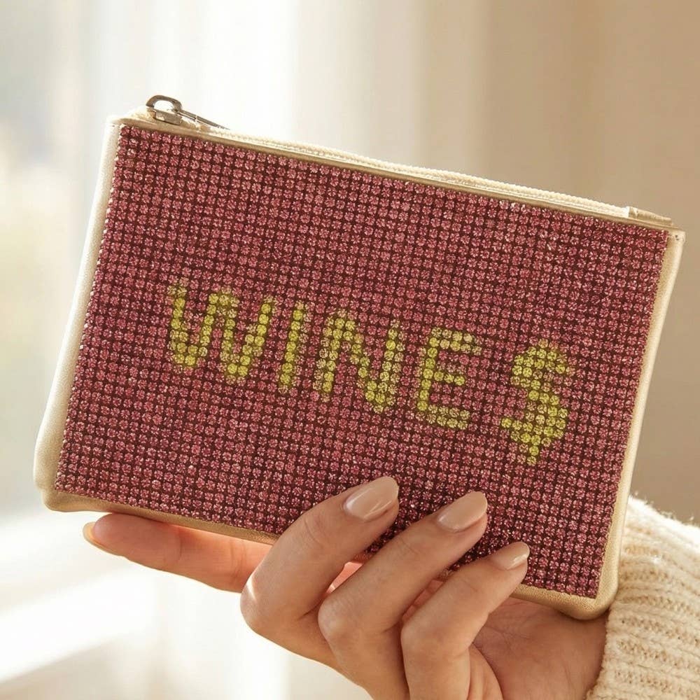 Wine $ Pave Coin Purse